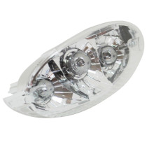 Feu arrière Millenium Peugeot 50 Ludix transparent (chromé)