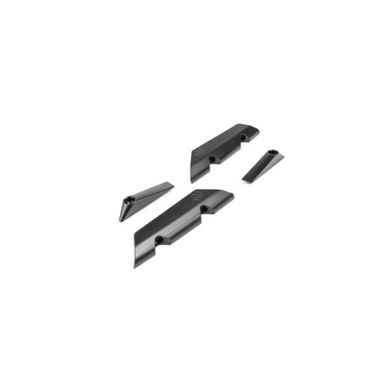 Kit de caches des fixations pour ailerons aérodynamiques (Winglet) GILLES TOOLING - Ducati 1100 Streetfighter V4 2021