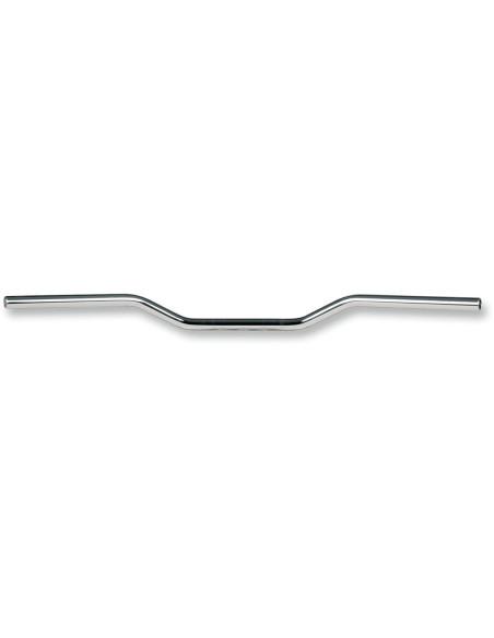 Guidon diamètre 22mm TRW Classic bas acier chrome