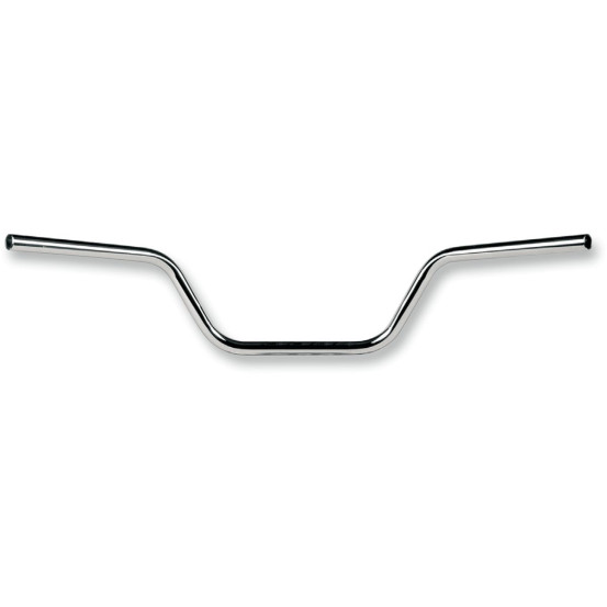 Guidon diamètre 22mm TRW Touring haut acier chrome