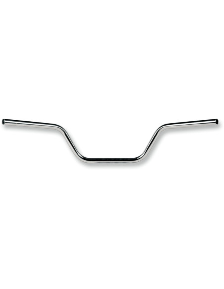 Guidon diamètre 22mm TRW Touring haut acier chrome
