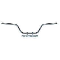 Guidon diamètre 22mm TRW Touring bas acier chrome
