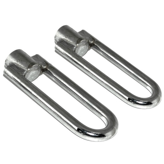 Reposes-pieds pilote lisse acier chromé Peugeot 103/MBK/Motobécane 51