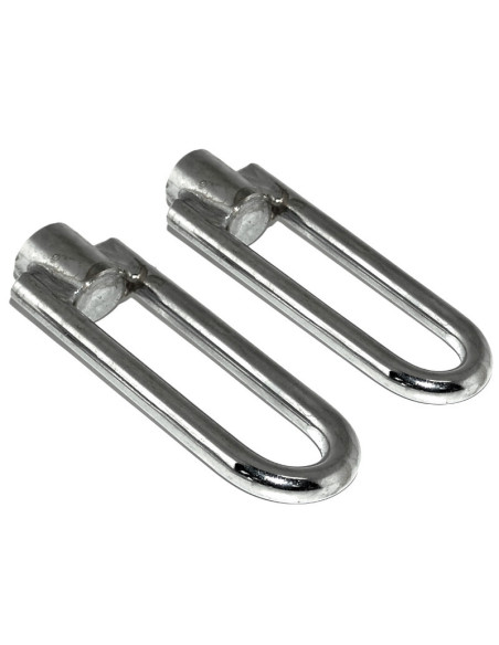 Reposes-pieds pilote lisse acier chromé Peugeot 103/MBK/Motobécane 51