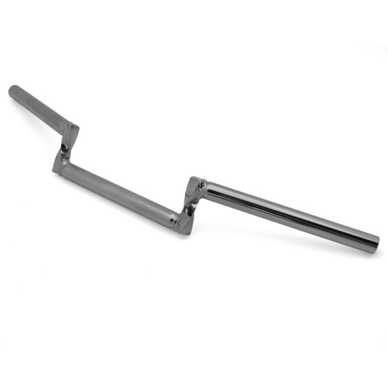 Guidon Z barre torsade acier chromé Peugeot 103/MBK/Motobécane 51 (hauteur 50mm)