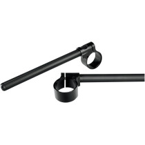 Paire de demi-guidons racing TRW - diamètre 45mm en aluminium noir