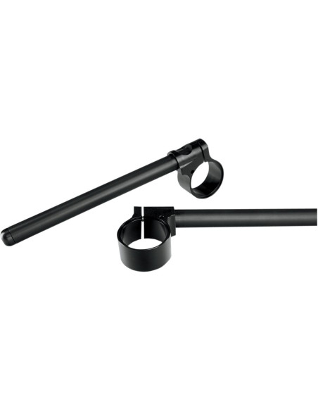 Paire de demi-guidons racing TRW - diamètre 45mm en aluminium noir