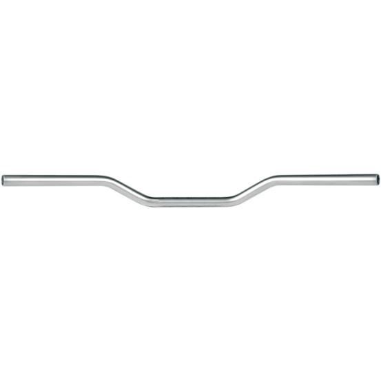Guidon diamètre 22mm TRW Superbike confort acier couleur argent