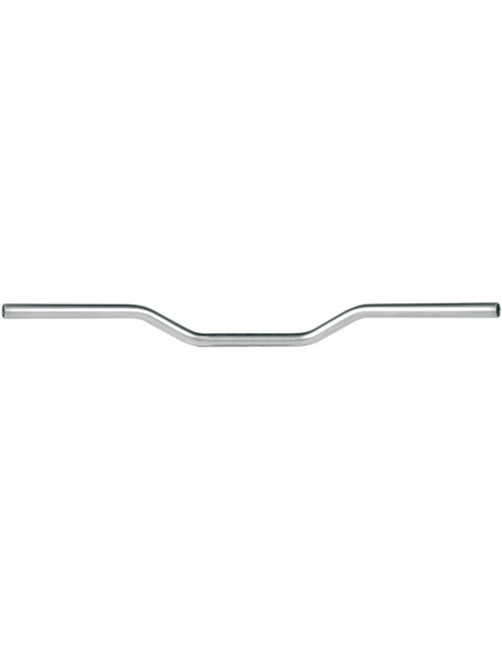 Guidon diamètre 22mm TRW Superbike confort acier couleur argent