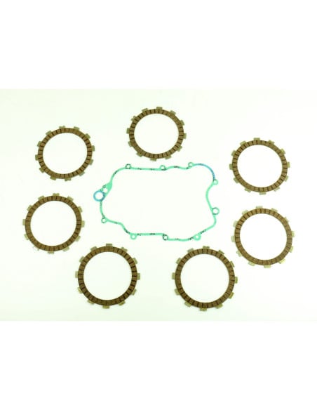 Kit disques embrayage garnis + Joint de couvercle embrayage ATHENA - HUSQVARNA 125 WRE 1995-2012