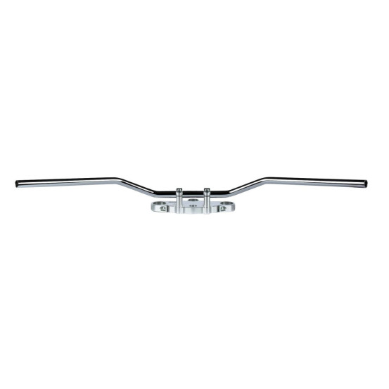 Guidon diamètre 22mm TRW ROADSTER WIDE acier chrome