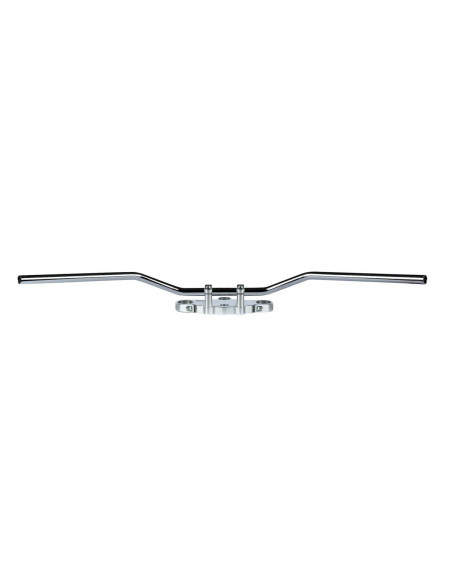 Guidon diamètre 22mm TRW ROADSTER WIDE acier chrome
