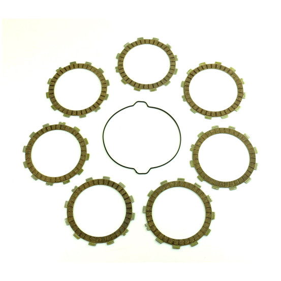 Kit disques embrayage garnis + Joint de couvercle embrayage ATHENA - KTM 125 SX 2016-2017 150 SX 2016