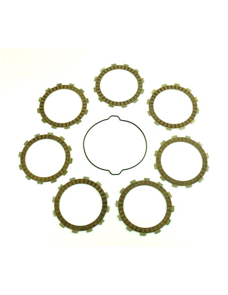 Kit disques embrayage garnis + Joint de couvercle embrayage ATHENA - KTM 125 SX 2016-2017 150 SX 2016