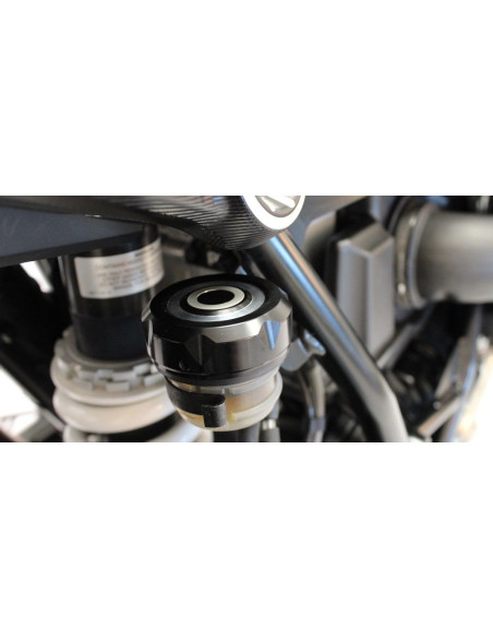 Couvercle de réservoir de maitre cylindre de frein GILLES TOOLING - Noir - BMW/Ducati