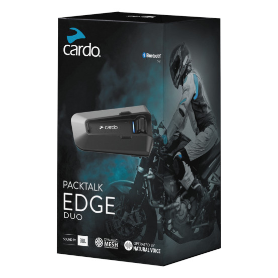 Intercom Bluetooth et Mesh DMC Cardo PACKTALK EDGE - Pack duo
