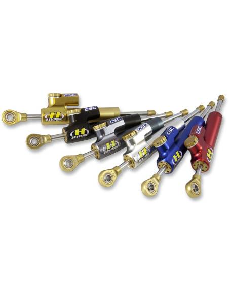 Amortisseur de direction progressif RSC REVERSED HYPERPRO 75mm noir - BMW/Ducati/Honda/Kawasaki/KTM/Triumph/Yamaha