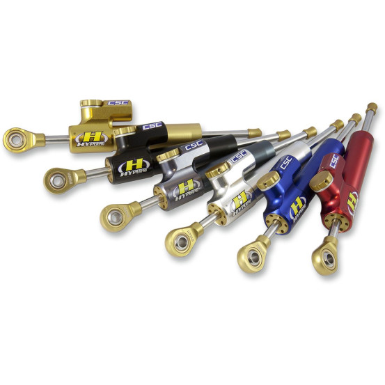 Amortisseur de direction linéaire CSC HYPERPRO 75mm violet - BMW/Ducati/Honda/Kawasaki/KTM/Triumph/Yamaha