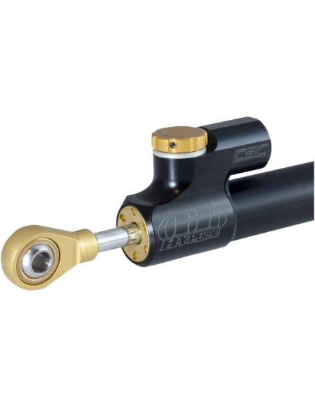 Amortisseur de direction linéaire CSC HYPERPRO 120mm noir - Ducati/Harley Davidson/Honda/Triumph