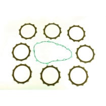 Kit disques embrayage garnis + Joint de couvercle embrayage ATHENA - KTM 400 EGS/E 1995-1997 2