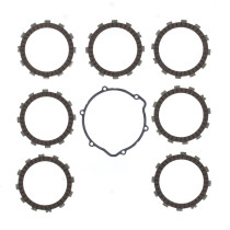Kit disques embrayage garnis + Joint de couvercle embrayage ATHENA - HUSQVARNA 125 CR 1995-1996 125 WR 1995-1996 2