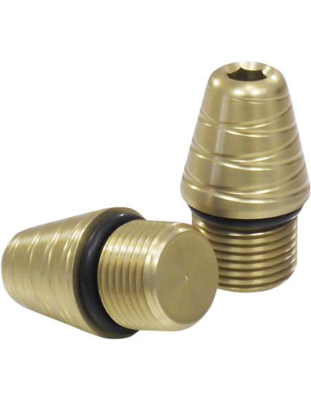 Embouts de guidon LG GILLES TOOLING pour guidons 22mm Or
