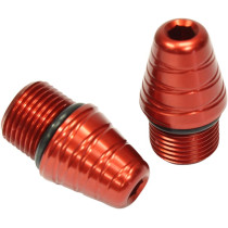 Embouts de guidon LG GILLES TOOLING pour guidons 22mm Rouge