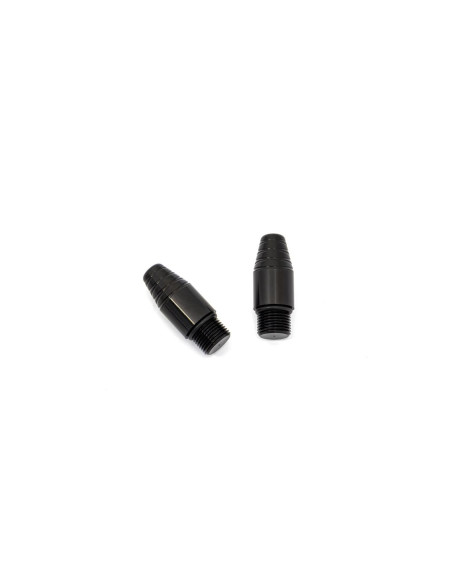Embouts de guidon LG GILLES TOOLING pour guidons 22mm Noir