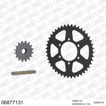 Kit chaine 520 AFAM - Couronne acier - Type de chaine au choix - LAVERDA 750 STRIKE 1998-2001