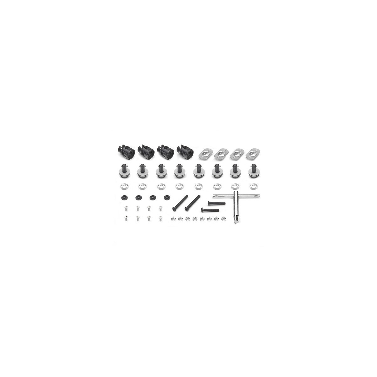 Kit Adattatore Treppiede Per Fotocamera E Microfono | Viti 1/4"-20 E 3/8"-16 | Hot Shoe Maschio E Femmina | Per GoPro E DSLR