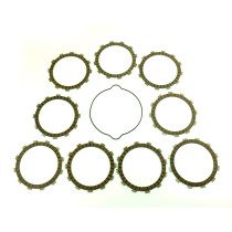 Kit disques embrayage garnis + Joint de couvercle embrayage ATHENA - KTM 250 EXC/SX 300 EXC 2