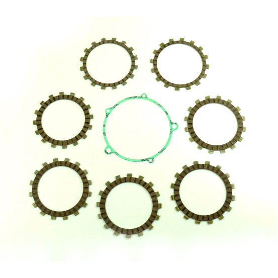 Kit disques embrayage garnis + Joint de couvercle embrayage ATHENA - YAMAHA 125 YZ 1989-1990