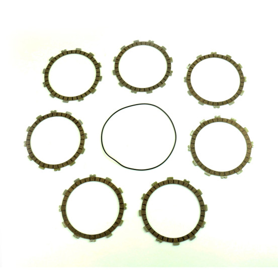 Kit disques embrayage garnis + Joint de couvercle embrayage ATHENA - HUSQVARNA 400 TE 2005-2009