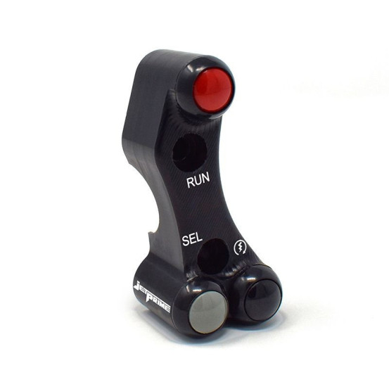 Commodo racing droit plug and play JET PRIME - Fixation sur maitre cylindre origine - KAWASAKI ZX10R 2021-2022