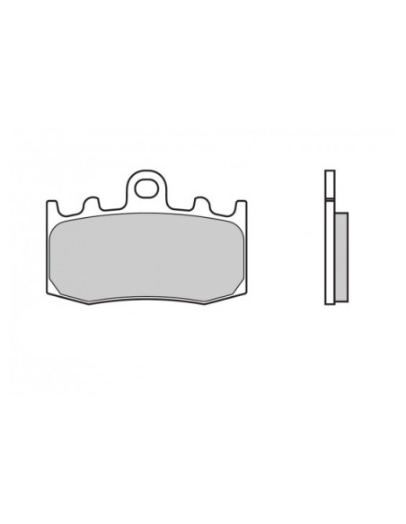 Plaquettes de frein BREMBO route/sport métal fritté - 07BB26SR