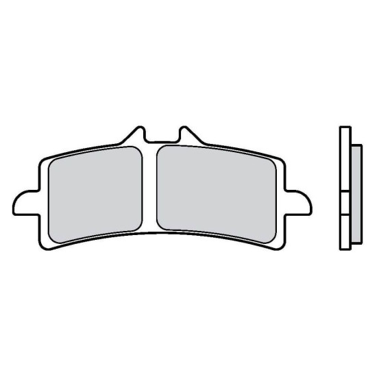 Plaquettes de frein BREMBO route/sport métal fritté - 07BB37SR