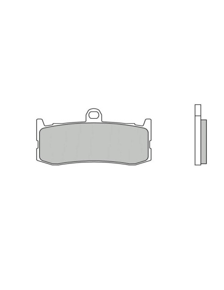 Plaquettes de frein BREMBO route/sport métal fritté - 07GR06SR