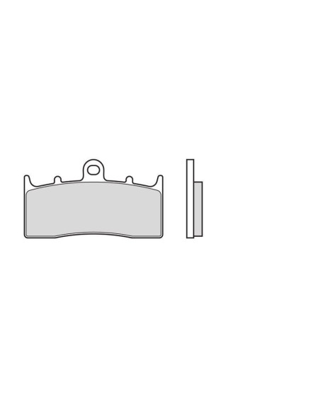 Plaquettes de frein BREMBO route/sport métal fritté - 07GR62SR