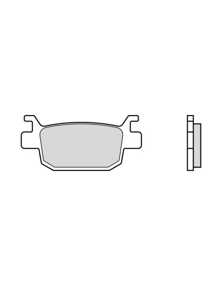 Plaquettes de frein BREMBO route métal fritté - 07GR93SP