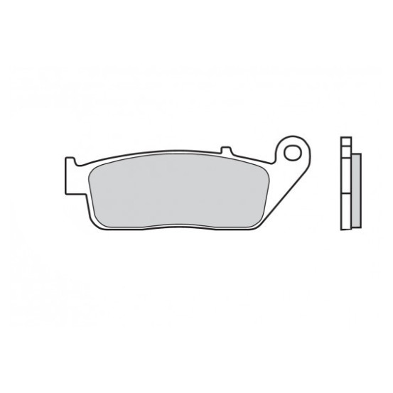 Plaquettes de frein BREMBO route/sport métal fritté - 07HO30SR