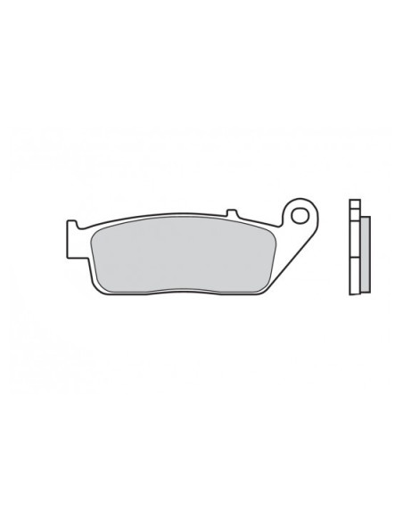 Plaquettes de frein BREMBO route/sport métal fritté - 07HO30SR