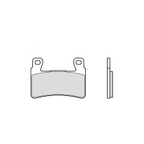 Plaquettes de frein BREMBO route/sport métal fritté - 07HO45SR