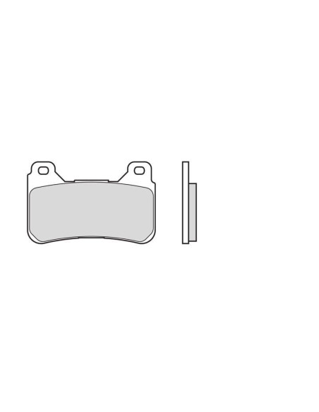 Plaquettes de frein BREMBO route/sport métal fritté - 07HO50SR