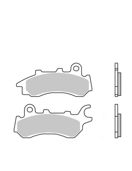 Plaquettes de frein BREMBO route carbone céramique - 07HO64CC