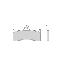 Plaquettes de frein BREMBO route/sport métal fritté - 07KA20SR