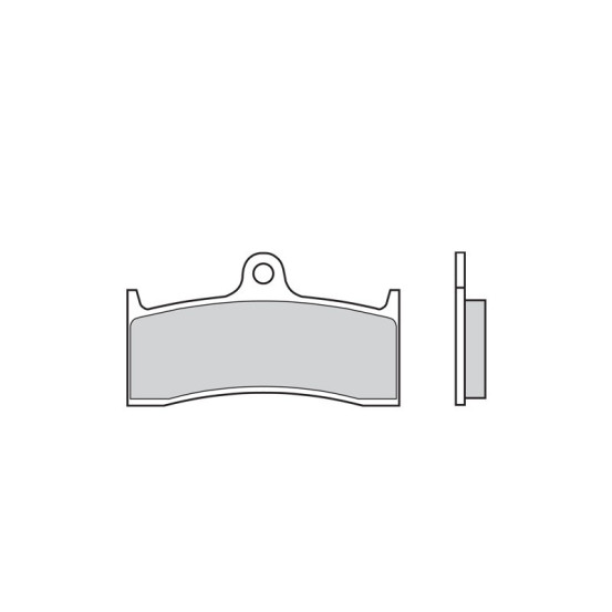 Plaquettes de frein BREMBO route/sport métal fritté - 07KA20SR