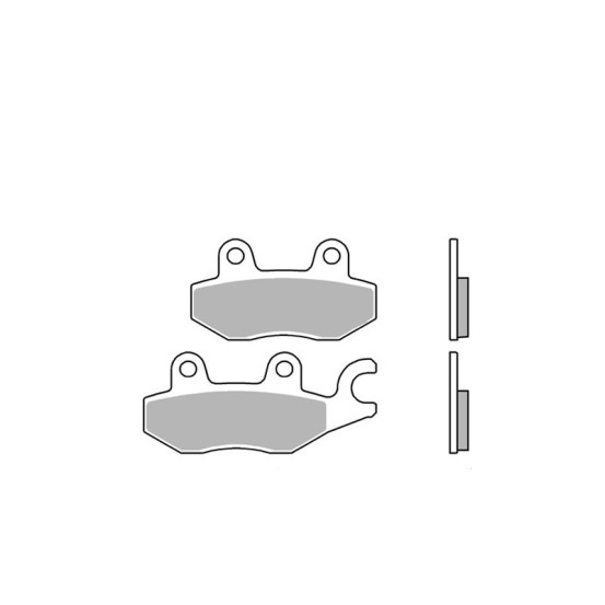 Plaquettes de frein BREMBO route métal fritté - 07KA31SA