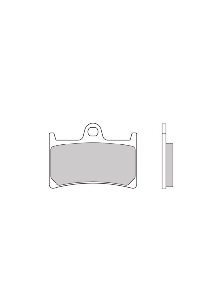 Plaquettes de frein BREMBO métal fritté - Sport - 07YA23SR