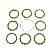 Kit disques embrayage garnis + Joint de couvercle embrayage ATHENA - HONDA 250 CRF-R 2004-2007 2