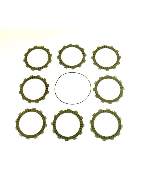 Kit disques embrayage garnis + Joint de couvercle embrayage ATHENA - HONDA 250 CRF-R 2004-2007